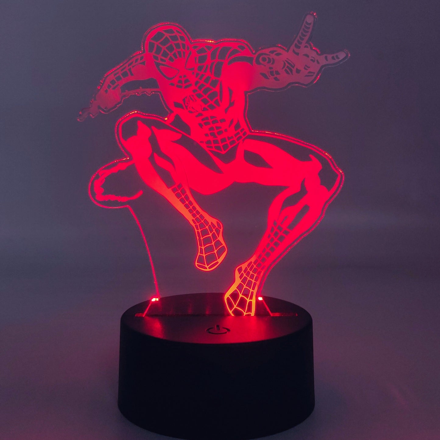 3D LED Spiderman Night Light
