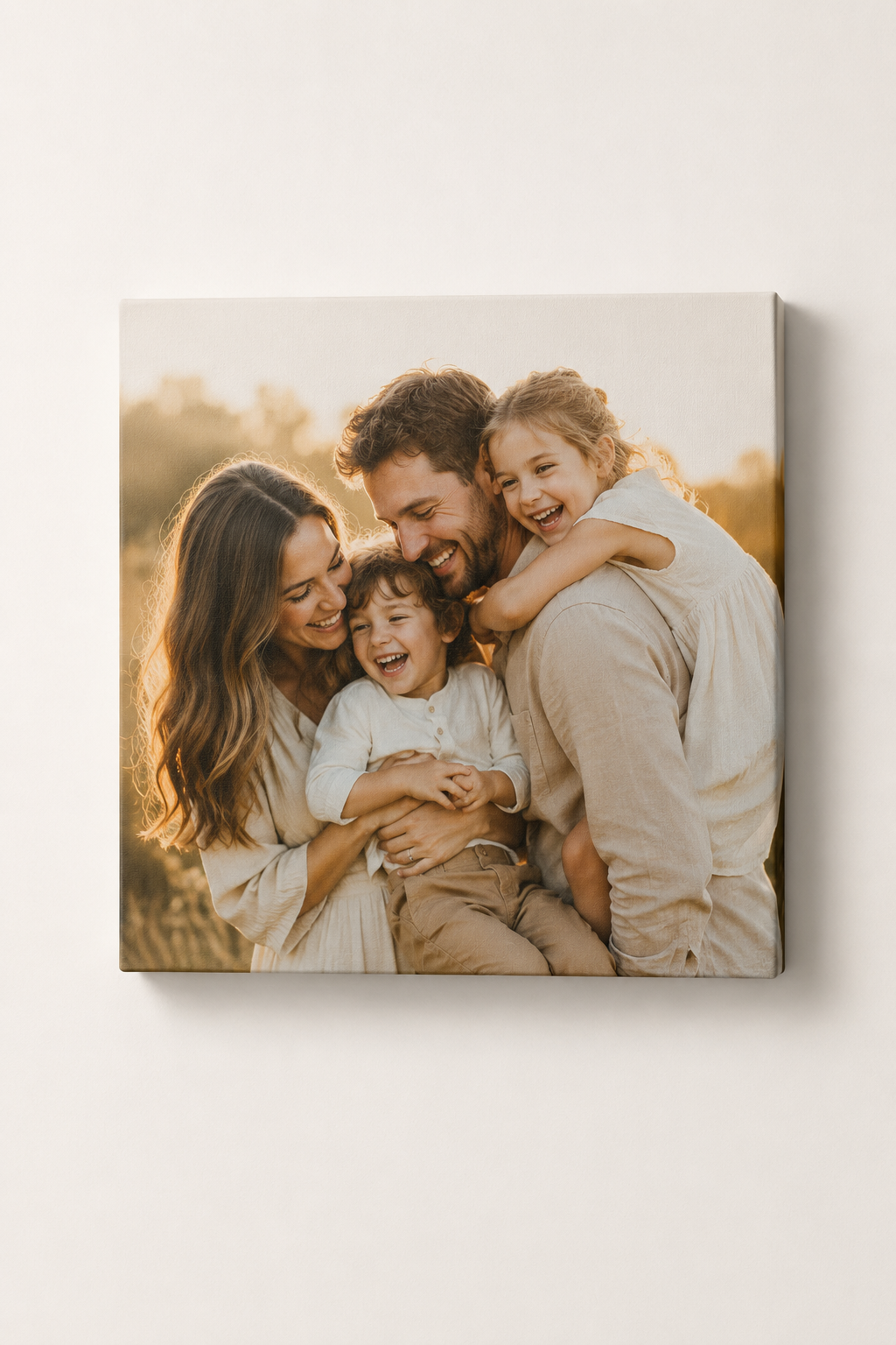 Custom Photo Canvas — 25x25cm (Square)
