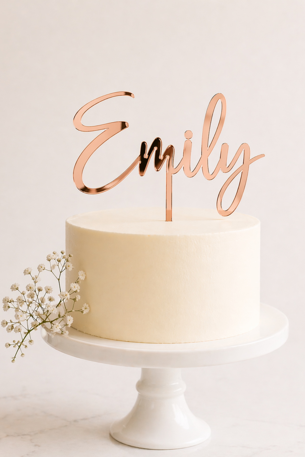 Custom Acrylic Name Cake Topper