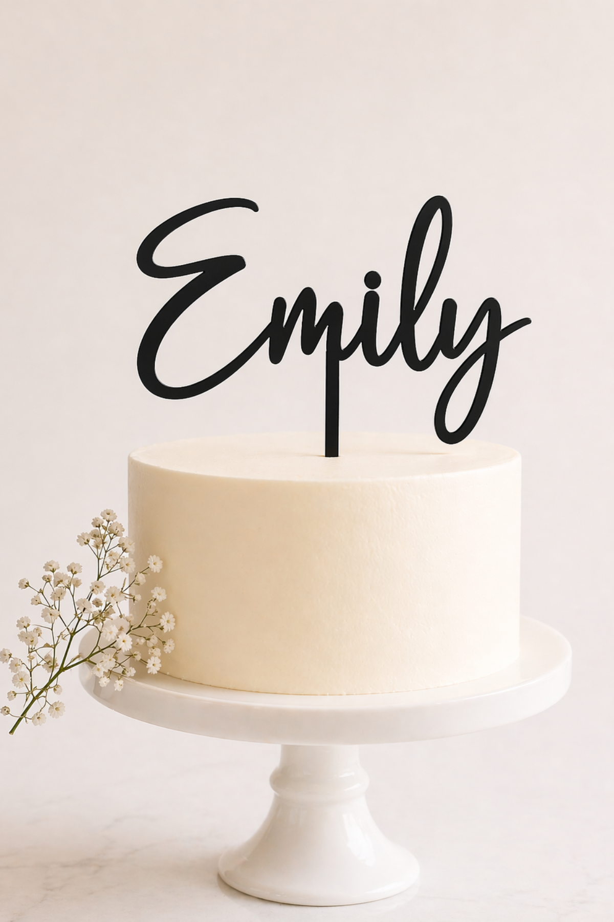 Custom Acrylic Name Cake Topper